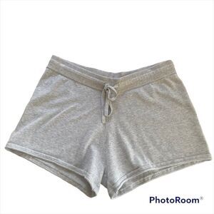 Banana Republic light gray high waisted cotton shorts